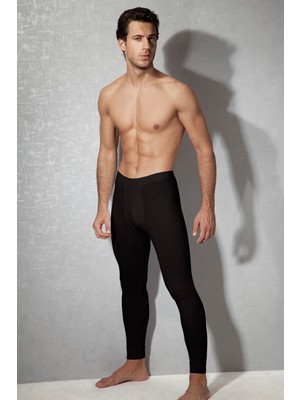 Doreanse Siyah Erkek Modal Kalın Termal Alt Içlik Nemi Dışa Aktaran Dayanıklı Kumaş