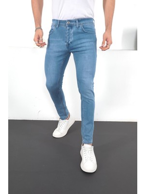 Enzim Jeans Erkek Likralı Denim Skinny Fit Jeans