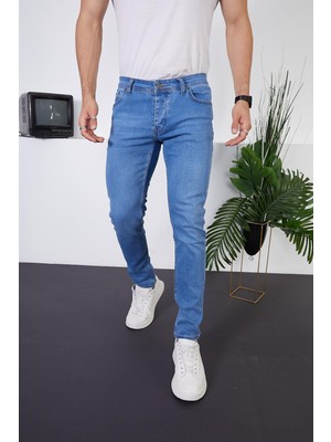 Enzim Jeans Erkek Likralı Slim Fit Kot/jeans Pantolon