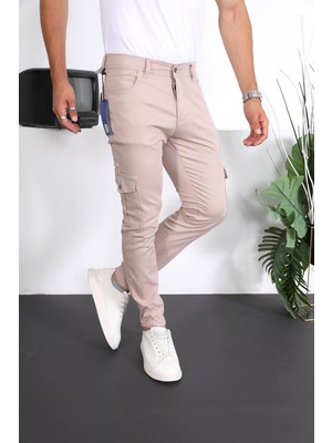 Enzim Jeans Erkek Slim Fit Paça Lastikli Kargo Pantolon