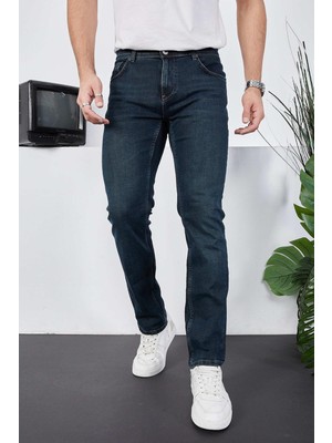 Enzim Jeans Erkek Likralı Denim Regular Fit Jeans