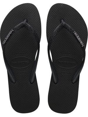 Havaianas Slim Glitter II Kadın Siyah Parmak Arası Terlik 4146975-1069