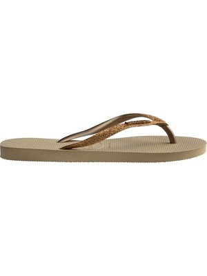 Havaianas Slim Glitter II Kadın Bej Parmak Arası Terlik 4146975-9177