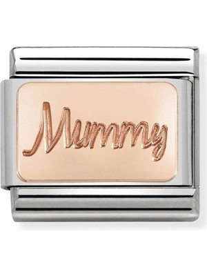 Nomination Composable Classic Dekoratif Link - Plakalar Mesajlar - Annecim -  9k Rose Altın