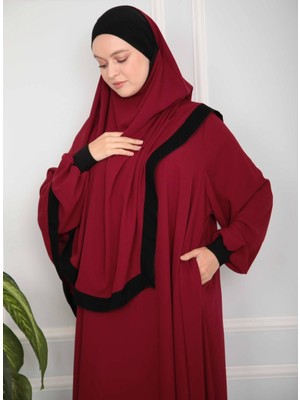 Mercan Hijab Mercan Bandajlı Khimar Abaya