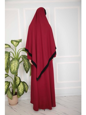 Mercan Hijab Mercan Bandajlı Khimar Abaya