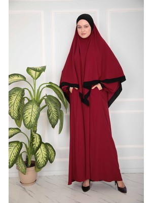 Mercan Hijab Mercan Bandajlı Khimar Abaya