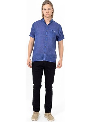 Kurular Tekstil Hakim Yaka Kısakol Gömlek