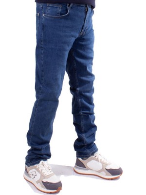 Twister Jeans Colt Jeans  Vega 9133-56 Mavi Yüksek Bel Rahat Paça Erkek Jeans  Pantolon