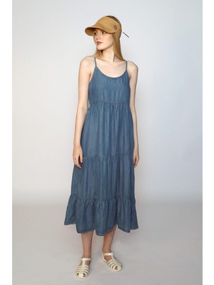 Nicole Kadın Jean Elbise