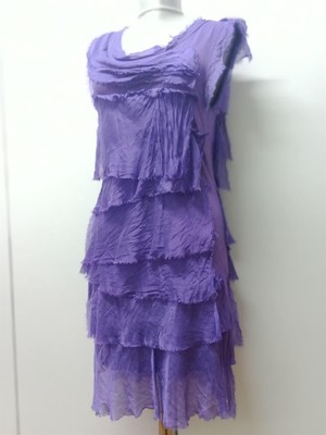 Bohem Stil Kat Kat Taşlanmış Mini İpek Elbise