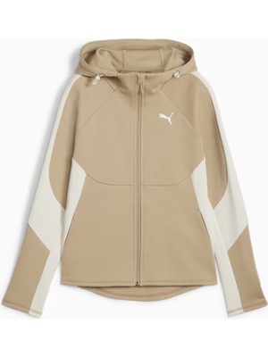 Puma Evostrıpe Fz Hoodie Bej Kadın Sweatshirt