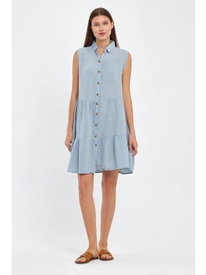 Kurular Tekstil Müslin Kat Kat Elbise