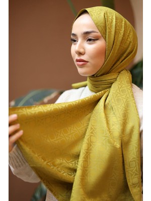 Silk Home Deluxe Şal - 40003  Yağ Yeşili