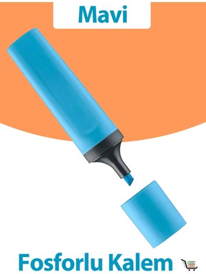 Motivasyon Sarı ve Mavi Fosforlu Kalem