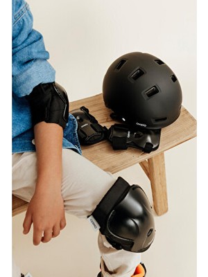 Decathlon Btwin Kask - Paten / Kaykay / Scooter - Siyah - MF500