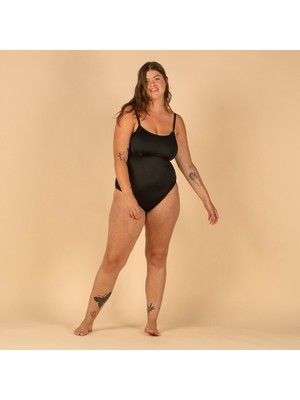 Decathlon OLAIAN Kadın Mayo - Siyah - Cloe