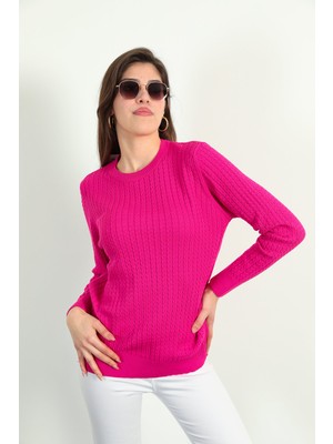 Modaplaza Kadın Burgu Triko Kazak 5484