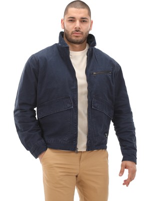 Timberland TB0A5TGF4331 Timberland Washed Canvas Jacket Erkek Ceket Lacivert