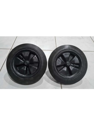 Ceyhanlar Çöp Konteyner Tekeri 2 Adet 120 Lt ve 240 Lt Uyumlu