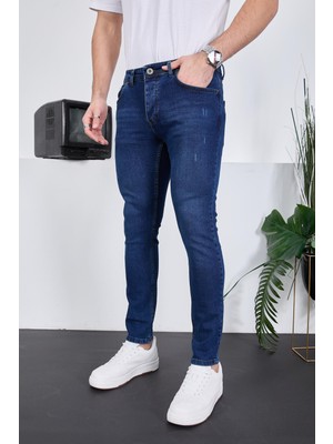 Enzim Jeans Erkek Likralı Denim Skinny Fit Süper Dar Jeans
