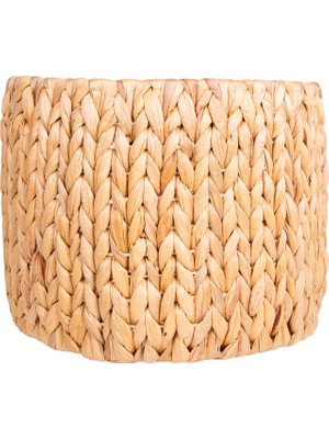 Herdekora Hasır Örgü Sepet Naturel 25X31 Cm.