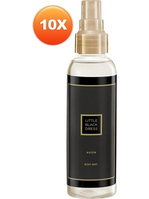 Avon Little Black Dress Kadın Vücut Spreyi Onlu Set