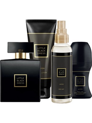 Avon Little Black Dress Kadın Parfüm Losyon Rollon ve Vücut Spreyi Seti