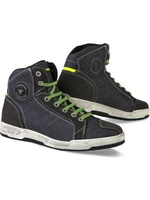 Stylmartin Kansas Wp Sneakers Motosiklet Botu Kısa Mavi