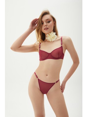 Arinda Comfort Tül Balenli Iç Çamaşırı Takımı Kadın İçin Konforlu Tasarım ve Yumuşak Kumaş