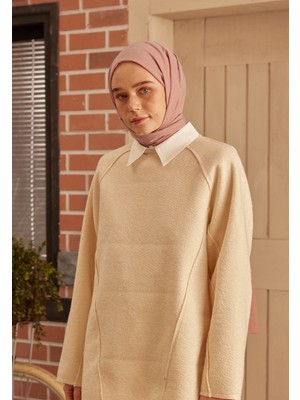 Fresh Cozy Cotton Şal Koyu Pudra