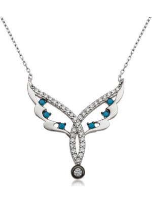 Serra Jewels Gümüş Peri Kanadı Bayan Kolye