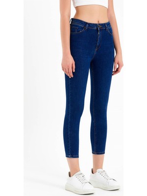 JAHR MARC Lacivert Yüksek Bel Skinny Fit Jean