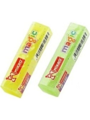 Mikro 2 Adet Renkli Simli Magic Silgi