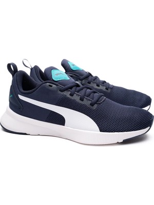 192928-34 Puma Flyer Runner Jr Unisex Spor Ayakkabı Peacoat-White-Deep Aqua