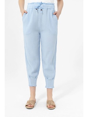 Kurular Tekstil Müslin Özel Paça Pantolon