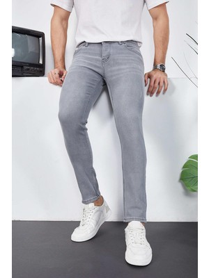 Enzim Jeans Erkek Likralı Denim Skinny Fit Süper Dar Jeans