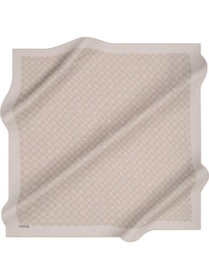 Aker Elegance Monogram Eşarp - Taş 982