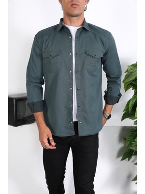 Enzim Jeans Erkek Kot Gömlek