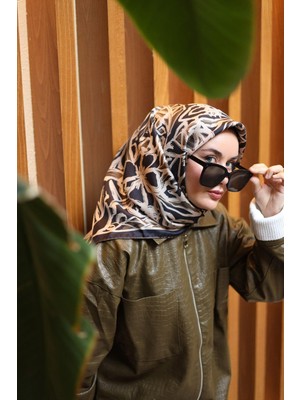 Silk Home Twill Ipek Eşarp - 11419-11 Lacivert Yeşil