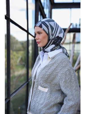 İpekhan Boheme Collection Soft Eşarp Gri 1174-06