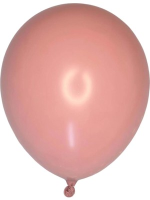 Organizasyon Pazarı 12 Inç Rosewood Renk 25 Li Pastel Dekorasyon Balonu
