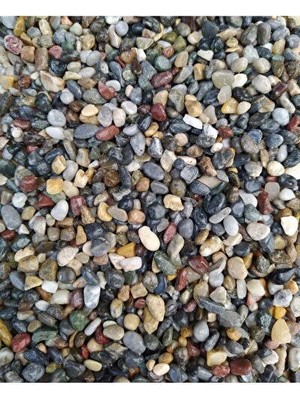 Üreten Burada Doğal Dere Çakıl Taşı 5 KG 1-1,5Cm Dere Çakıl Bahçe Peyzaj Saksı Teraryum Akvaryum Taşı