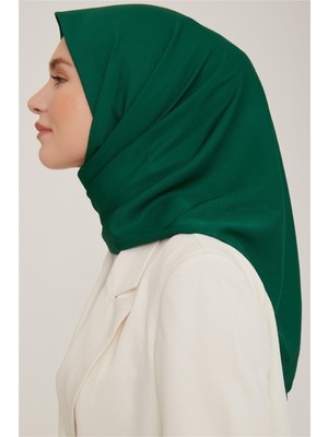 Armine Düz Twill Eşarp - Zümrüt 787