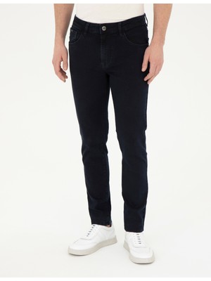 Pierre Cardin Erkek Lacivert Slim Fit Jean Pantolon 50288135-VR033