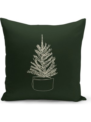 Bertille Home Yılbaşı Serisi Çift Tarafı Dijital Baskılı Kırlent Kılıfı (Christmas Noel Cushion Cover)