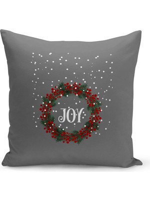 Bertille Home Yılbaşı Serisi Çift Tarafı Dijital Baskılı Kırlent Kılıfı (Christmas Noel Cushion Cover)
