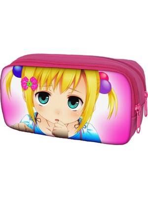 Skaer Apex Çift Gözlü Baskılı Kalem Kutusu