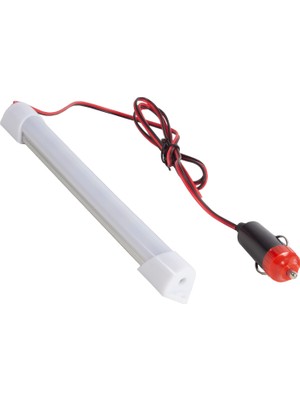 Powermaster PM-11046 12 Volt - 3 Watt Çakmaklıklı Mat Kapak 15 cm LED Lamba