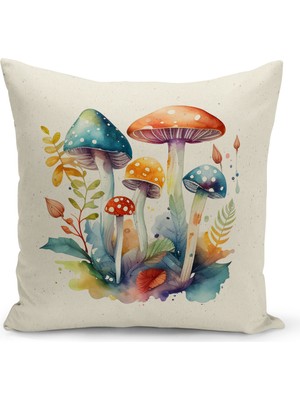 Bertille Home Çocuk Bebek Serisi Çift Tarafı Dijital Baskılı Kırlent Kılıfı (Kids Children Cushion Cover)